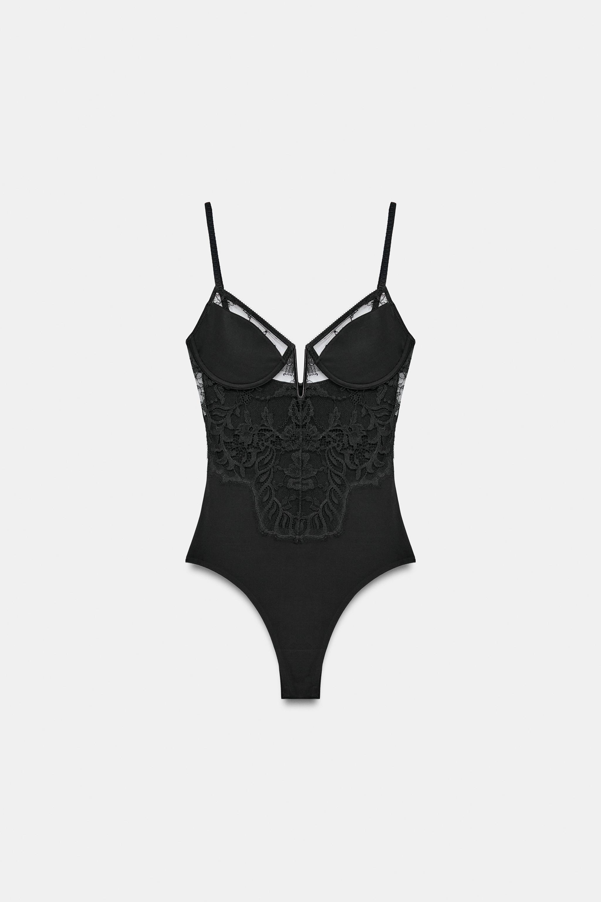 BODY EN DENTELLE BIMATIÈRE